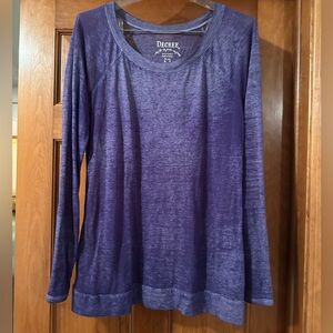 Decree Women's Deep Purple Long Sleeve Tee